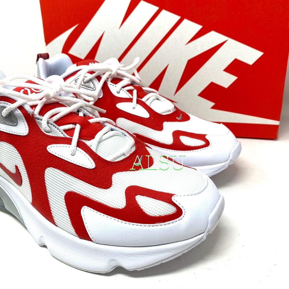 Nike Air Max 200 White University Red Men’s Snaker - Picture 8 of 11